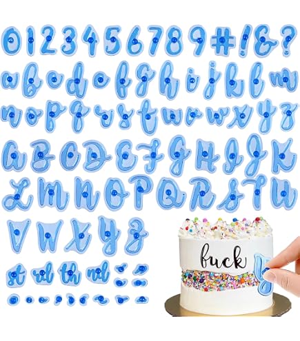 Lettere per Pasta Di Zucchero,Stampi Lettere per Pasta Di Zucchero