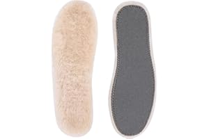 Acdyion Genuine Sheepskin Insoles for Women Men,Extra Thick Fur Comfort Fleece for Winter Shoes and Snow Boots,(UK5 / EU38)