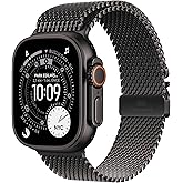 Apple Watch Ultra 3 GPS + Cellular 49 mm Koşu ve &Ccedil;oklu Spor İ&ccedil;in Sağlam Titanyum Siyah Kasaya Sahip &Uuml;st D&uuml;zey Akıllı Saat ve 