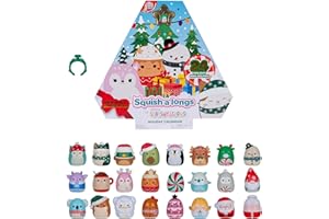 Squish-a-longs Holiday Advent Calendar 24 Day Countdown – Includes 24 Mini-Squish (Wave 3) by Squishmallows