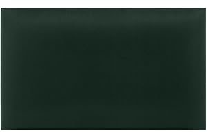 DecoNest Testiera Cuscino da parete decorazione da parete pannello acustico pannello da parete 3d lusso moderno imbottito 60 x 40 cm Verde bottiglia