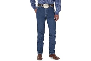 Wrangler Męskie dżinsy George Strait Cowboy Cut Slim Fit, Dark Stone