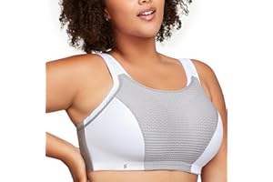 Glamorise Biustonosz sportowy Kobiety Biustonosz sportowy Custom Control bez fiszbin #1166 (1 w zestawie)