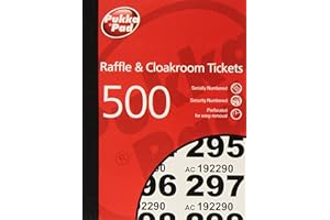 Pukka Pads Value - Libros de tickets con números (6 unidades)