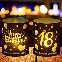 18. Geburtstag Deko Luftschlangen Schwarz/gold - Elegante Partydekoration