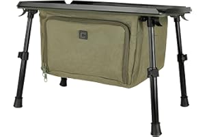 Carper Tackle Bivvy Table Organiser Station Aluminum with Carry Bag