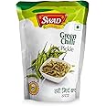SWAD Green Chilli Pickle | Homemade Spicy Hari Mirchi Achar | No Artificial Preservatives & Colors | Authentic Indian Recipe & Traditional Flavor | 200g (Pack of 1)