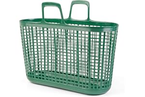 Cestino per la spesa Domplex, dimensioni grande, 500 x 200 x 395 (mm) (verde)