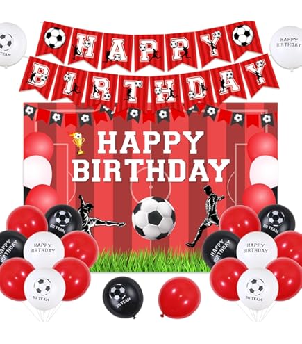 Amscan FC Bayern München Partyteller 8-tlg - Fußball Party Geschirr Für Geburtstage