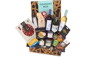 jamon.de Feinkost-Präsentkorb Gourmet mit Wein, Cava & spanischen Delikatessen - Geschenkkorb für Feinschmecker & Freunde der mediterranen Küche