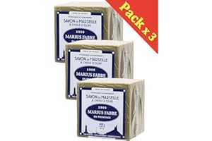 Marius Fabre - MARSEILLE SOAP - Olive Oil Cube 400 Gr - Lot of 3 Cubes 400 Gr