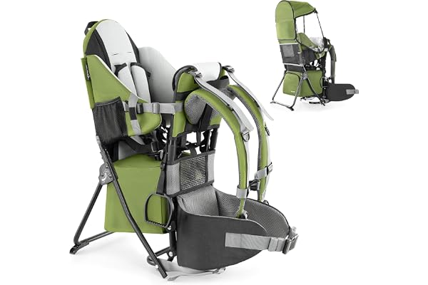 besrey Porte-bébé de randonnée, Sac à dos pour enfant, à usage en extérieur, Pliable