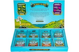 Dorset Tea Discovery Box (Pack of 1) Herbal Tea Selection Box Featuring 7 Blends | 40 Tea Bags | Fruit & Herbal Infusions and Green & Black Teas | Perfect Tea Gifts Idea | 100% RFA Tea Set