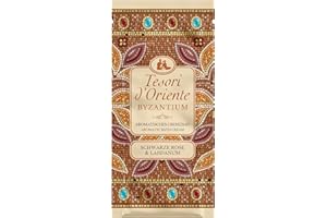 TESORI D'ORIENTE Kremowa kąpiel "Byzantium" | aromatyczna kąpiel z czarną różą i ladanum | pielęgnacja ciała w wannie | wellness-Ritual dla ciała i zmysłów | 40 ml