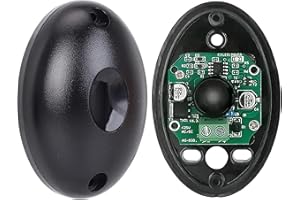 Arcets Coppia Fotocellule Universale per Cancello Automatico ad Infrarossi da Esterno 12V / 24V AC/DC Portata 15 Metri Uscite Relay N.C. / N.O.