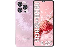 OUKITEL C3 Telephone Portable Pas Cher, 16(4+12) Go +128Go/TF 1To Smartphone Pas Cher, 6,52" Écran Téléphone Android 14, 5000mAh Smartphone Débloqué, 13MP+5MP/4G Dual SIM/GPS/Face ID/3.5MM - Violet