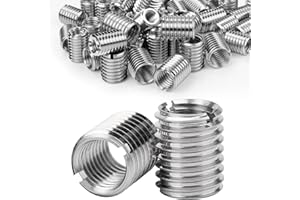 TXXATX 20 sztuk gwintów M8 na M6 x 8 mm tuleje gwintowane ze stali nierdzewnej, zestaw adapterów redukcyjnych z gwintem zewnętrznym, nakrętka redukcyjna do projektów meblowych, samochodowych urządzeń