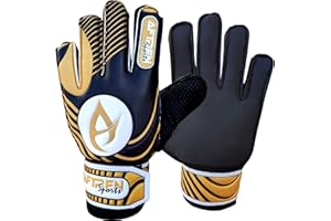 AFTREN Fußball Torwarthandschuhe für Jungen Kinder Kinder Erwachsene Fußball Torwarthandschuhe Schutz Super Grip Palms für Junior Üben