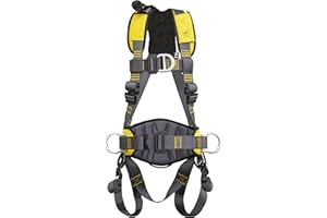 Irudek Arnés Anticaídas Universal Amarillo Nailon para Trabajadores en Altura