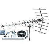 Loft & Outdoor Digital TV Aerial, SLx 27884K4 4G Filtered 48 Element Aerial for Digital TV With Full Kit High Performance