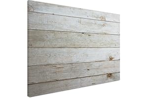 Navaris Tablero de Notas magnético - Pizarra con diseño de planchas de Madera - Pizarra magnética con Marcador Negro y 5 imanes - 90 x 60 CM