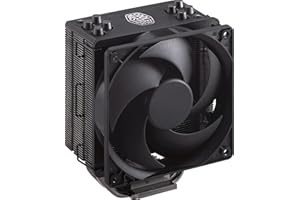 Cooler Master Hyper 212 Black Edition CPU Air Cooler Con Staffa LGA1700 - 4 Tubi Calore Contatto Diretto e Alette, Ventola Silencio FP120, Configurazione Ventola Push-Pull Opzionale - Nero