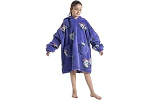 PTERYGOID Couverture à capuche surdimensionnée pour enfants - Couverture à capuche pour filles et garçons - Couverture à capuche avec poche pour enfants et adolescents