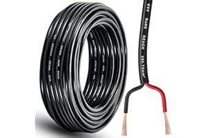 DARKGUARD Cable de Remolque 2 Polos 0,75mm², 10M Cable Electrónico de Remolque 12V/24V, Flexible Redondo Cables de Cobre para Vehículo Caravana Camping Luces LED