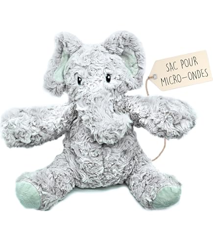 Peluche Chauffante Warmies Vache Highland - Sac De Blé Micro-ondable, Parfum Lavande, Pour Enfants Et Adultes