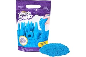 Kinetic Sand - Blauer Sand im Beutel, 907 g, original magischer Sand aus Schweden für Indoor-Sandspiel, für Kinder ab 3 Jahren, fördert Feinmotorik, wiederverschließbar