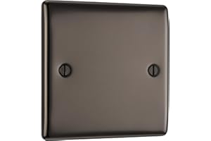 BRITISH GENERAL BG Electrical NBN94 The Nexus Metal Range di presa singola, nichel nero