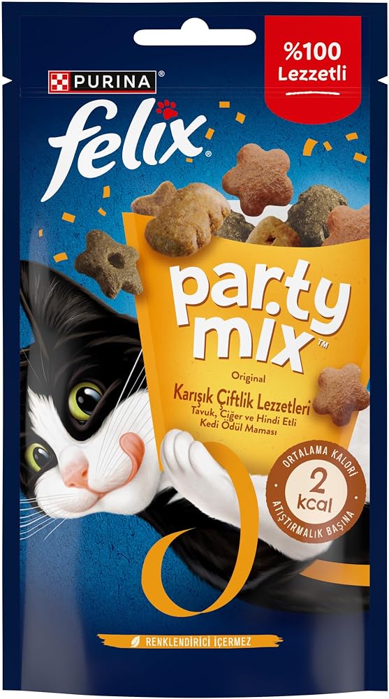 FELIX PARTY MIX Karışık Çiftlik Lezzetleri Ödül Maması 60g