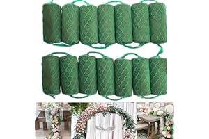 Lyellfe 14 Pieces Floral Foam Garland, 10 Ft Arch Door Flower Sponge Blocks Kit, Absorption Flower Holder for Wet Dry Fresh Flowers, Arrangement, Centerpiece,Wedding Decor