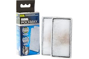 Fluval Clearmax Filtereinsatz mit Premium-Harz zur Absorbierung von Phosphat, Nitrit und Nitrat für Fluval Innenfilter U2, 2er Pack