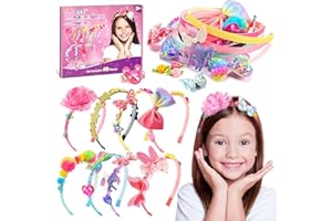 Anginne Girls Toys Age 3-12, Girls Hair Accessories 4-10 Year Old Girls Gifts Toys for 4-10 Years Old Girls Arts and Craft Kits for Kids Toys Gifts