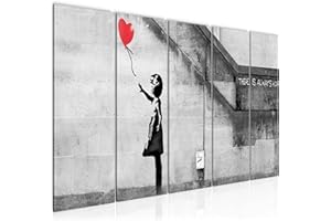 Runa Art Quadro Banksy Palloncino Ragazza Stampa D'Arte Tela Non Tessuta Decorazione Murale Soggiorno Camera Da Letto 301656a