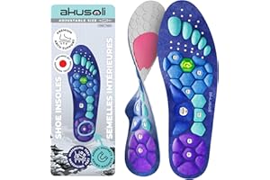 Akusoli Solette Scarpe | Solette Akusoli Originali, Plantare Ortopedico per Piede Piatto，Fascite Plantare,Dolore al Tallone, Piede Cavo, Ammortizzante, EU36-41.5, Confezione da 1 Paio