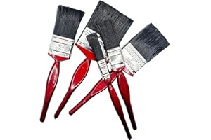 Kanta 5pc Professional Paint Brushes with No Loss of Bristle Paintbrush Heads Different Sizes, Studio Craft & Technique for Decorator Paint brush set