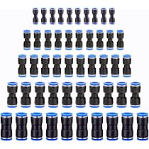5 Pezzi Gomito Pneumatico A Connessione Rapida Uxcell &ndash; Filetto Maschio 5mm, Diametro Tubo 4mm