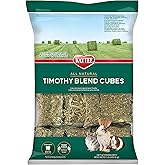 Kaytee Timothy Hay Blend Cubes for Pet Rabbits, Guinea Pigs, Chinchillas, and Other Small Animals, 1lb