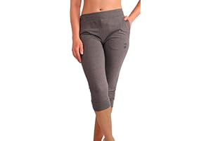 Gennadi Hoppe - Pantalon Capri pour Femmes, Pantalon d'entraînement 3/4