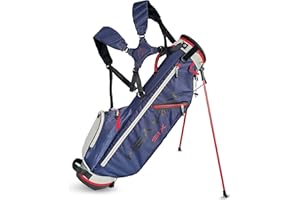 Big Max Heaven SIX - Bolsa de golf, color azul marino, plateado y rojo