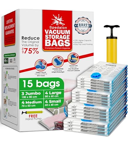 Kissleaf Electric Pump For Vacuum Storage Bags - Portable Air Pump For Compression Bags, Fast & Efficient