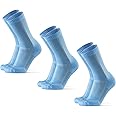 DANISH ENDURANCE Cushioned Running Socks for Long Distances, Anti-Blister Crew Socks, Sweat Wicking, for Men & Women, Unisex, 3 or 5 Pack