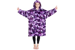 CityComfort Felpa Coperta Oversize con Cappuccio Bambina Ragazza