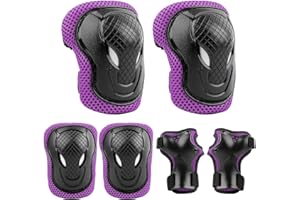 ‎VALUETALKS ValueTalks Knieschoner Kinder Schoner Inliner Kinder 6er Set Kinder Schützer Ellenbogenschoner für Inliner Skates Scooter Fahrrad Rollschuhe