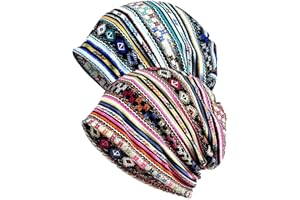 XYIYI Femmes Chapeau de Chimio Coton Bonnet Chapeau Turban Couvre-Chef Head Wraps