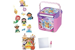Aquabeads - La box Princesses Disney - Kit de loisirs créatifs - Activité manuelle enfants en toute autonomie - Coffret de perles qui collent avec de l'eau - Jouet enfant 4 ans et + - 31773