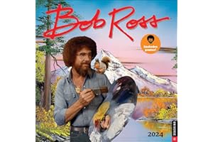 Bob Ross 2024 Wall Calendar