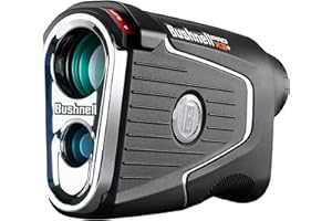 Bushnell Golf Pro X3+ - Telémetro láser con Velocidad del Viento, Pendiente y compensación de Elementos | Rango de 1300 Yardas, Aumento 7X, Pantalla Dual, JOLT Visual y Soporte magnético para Carrito